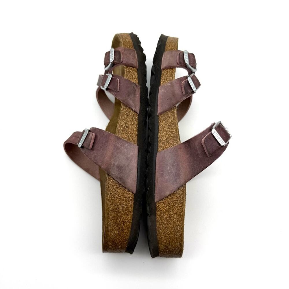 Birkenstock Franca Oiled Leather Sandal Lavender Blush EU 40 US L9 Narrow - Picture 6 of 14